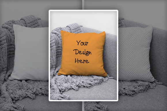 Download Pillow Mock-up, Editable Mockup - Premium Bundle